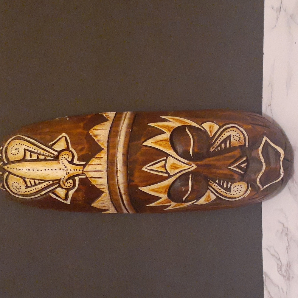 Wooden carved wall art